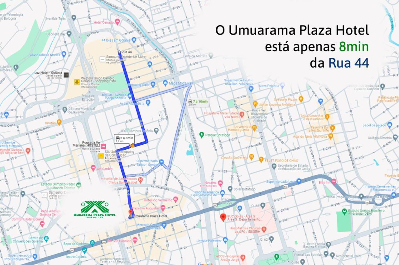 Umuarama Plaza Hotel By Castelo Itaipava กัวยาเนีย ภายนอก รูปภาพ
